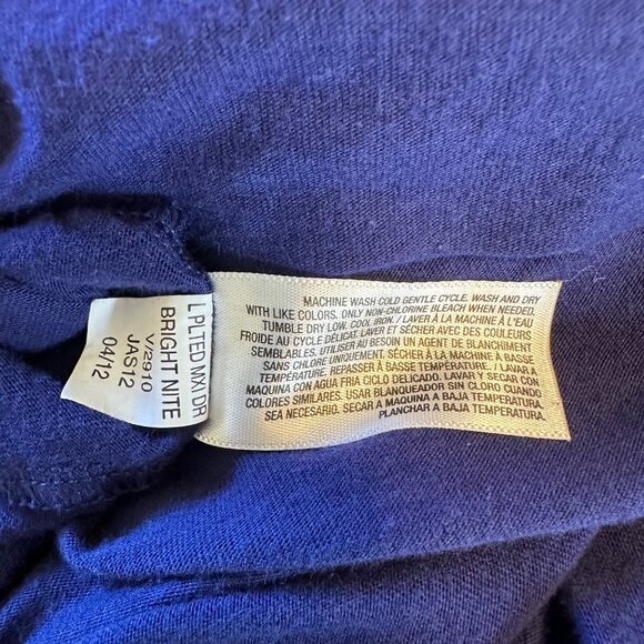 Old Navy Maternity Sleeveless Maxi Dress Pleated Front Blue Size M - Picture 6 of 7